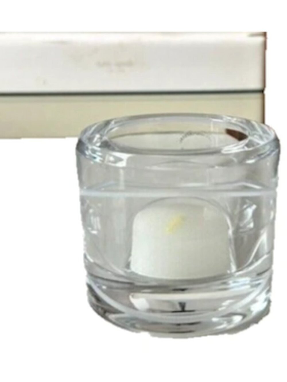 Kate Spade Lenox Etched Crystal Votive Candle Holders Set of 2